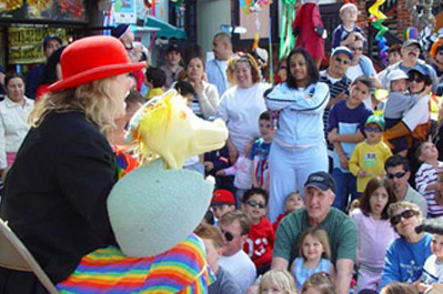 balloon twisting, entertainers, entertainment, silly sallys, silliness, funny, boston